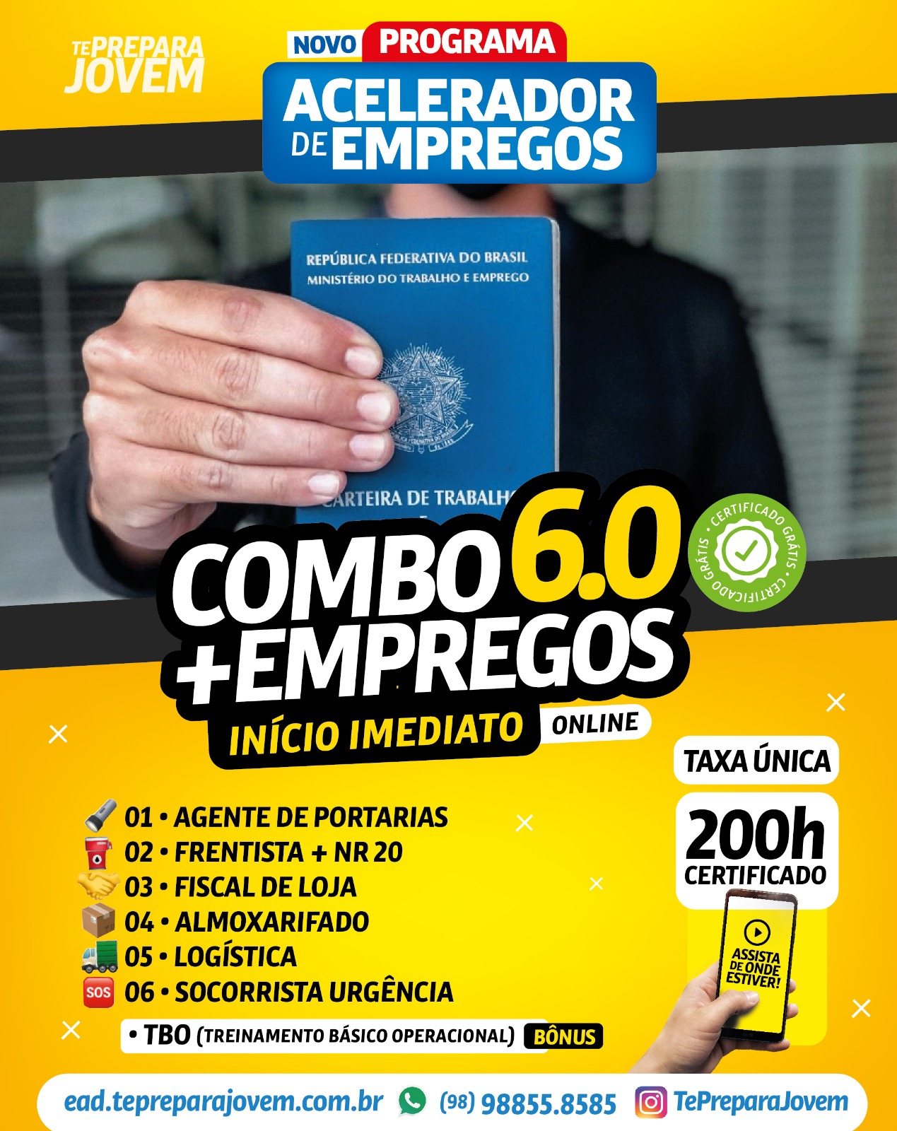 R$ 197 TAXA ÚNICA